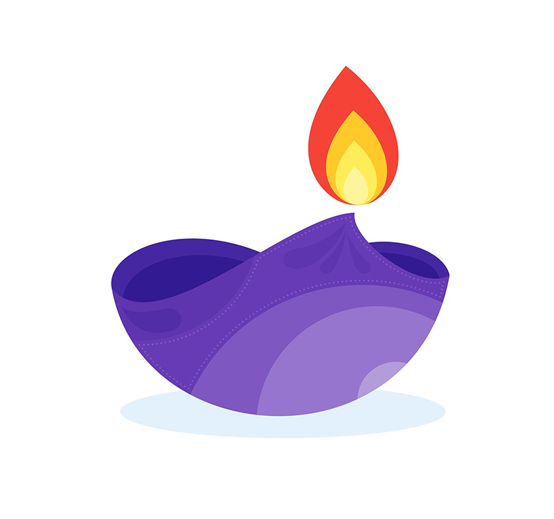 b2bcards corporate christmas eacrd ref:Diwali21d.jpg, Diwali,Candles,Lights, Colours
